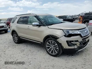 2017 Ford Explorer Platinum with VIN 1FM5K8HT1HGD78629, listed as a Copart auction lot 60538845 with 78,722 mi miles and Salvage title. Bid and sale history available at DreamBid. Image 13.