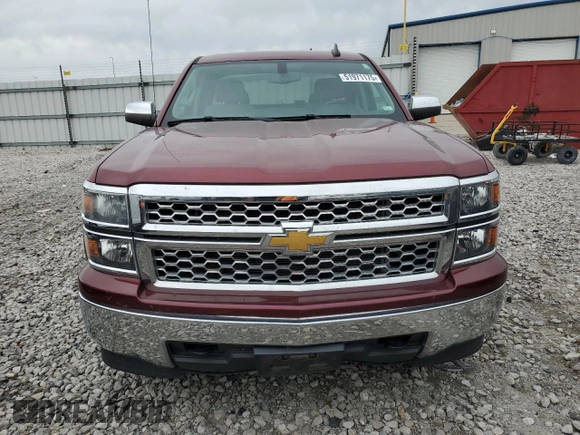 2015 Chevrolet Silverado 1500 LS with VIN 1GCVKPEC9FZ318957, listed as a Copart auction lot 51971175 with 82,201 mi miles and Salvage Title. Bid and sale history available at DreamBid. Image 5.
