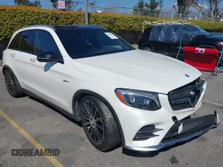 2017 Mercedes-Benz GLC with VIN WDC0G6EBXHF201996, listed as a IAAI auction lot 41814847 with 117,273 mi miles. Bid and sale history available at carsss.com. Image 1.