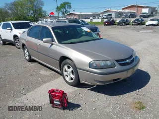 2003 Chevrolet Impala LS with VIN 2G1WH52K339252911, listed as a IAAI auction lot 42045020 with 143,606 mi miles and . Bid and sale history available at DreamBid. Image 1.