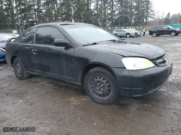 2001 Honda Civic EX with VIN 1HGEM22991L104988, listed as a IAAI auction lot 41784620 with 1 mi miles. Bid and sale history available at carsss.com. Image 1.