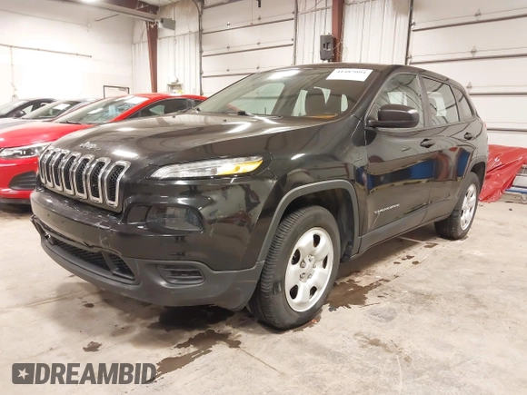 2016 Jeep Cherokee Sport with VIN 1C4PJMAB0GW321370, listed as a IAAI auction lot 41487094 with 131,336 mi miles and . Bid and sale history available at DreamBid. Image 19.