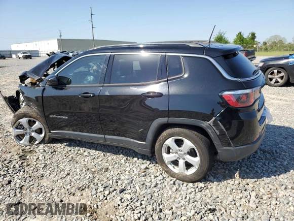 2020 Jeep Compass Latitude with VIN 3C4NJCBB3LT126542, listed as a Copart auction lot 52510575 with 17,246 mi miles and Salvage title. Bid and sale history available at DreamBid. Image 2.