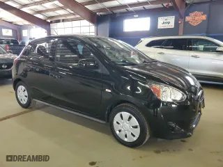 2015 Mitsubishi Mirage DE with VIN ML32A3HJ5FH002327, listed as a Copart auction lot 53505025 with 60,922 mi miles and Clean Title. Bid and sale history available at carsss.com. Image 4.