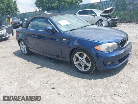 2012 BMW 1 Series 128i with VIN WBAUN1C56CVR00132, listed as a IAAI auction lot 42387792 with 122,741 mi miles and . Bid and sale history available at DreamBid. Image 1.
