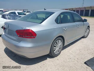 2015 Volkswagen Passat 1.8T S with VIN 1VWAS7A3XFC004738, listed as a IAAI auction lot 41928581 with 1 mi miles. Bid and sale history available at carsss.com. Image 4.