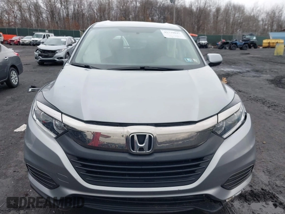 2021 Honda HR-V LX with VIN 3CZRU6H30MM705682, listed as a IAAI auction lot 41739047 with 38,739 mi miles. Bid and sale history available at carsss.com. Image 12.