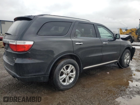 2013 Dodge Durango Crew with VIN 1C4RDHDG5DC663991, listed as a Copart auction lot 48491985 with 143,310 mi miles and Salvage Title. Bid and sale history available at carsss.com. Image 3.