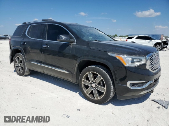 2017 GMC Acadia Denali with VIN 1GKKNPLS7HZ227391, listed as a Copart auction lot 50904195 with 64,107 mi miles and Salvage title. Bid and sale history available at DreamBid. Image 4.