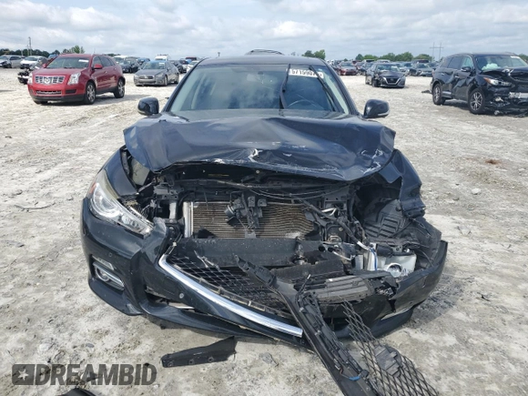 2015 Infiniti Q50 Premium z VIN JN1BV7AR9FM401311, wystawiony jako Copart lot #57159075 z przebiegiem 79 133 mil mil oraz Szkoda całkowita • Salvage title. Historia ofert i sprzedaży dostępna na DreamBid. Obrazek 5.