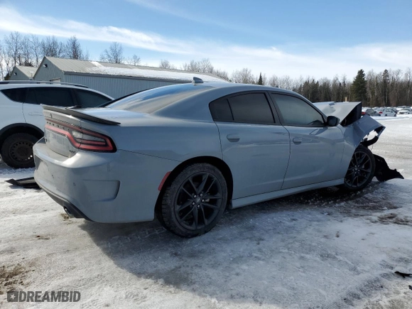 2022 Dodge Charger GT with VIN 2C3CDXMG3NH184309, listed as a Copart auction lot 46615515 with 0 mi miles and Salvage Title. Bid and sale history available at carsss.com. Image 3.