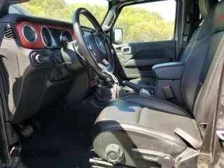 2020 Jeep Wrangler Unlimited Rubicon z VIN 1C4HJXFN3LW342670, wystawiony jako Copart lot #55022415 z przebiegiem 19 569 mil mil oraz Szkoda całkowita • Salvage title. Historia ofert i sprzedaży dostępna na DreamBid. Obrazek 7.