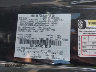 2006 Ford Mustang Standard with VIN 1ZVFT80N065182187, listed as a IAAI auction lot 42453637 with Not provided miles and . Bid and sale history available at DreamBid. Image 9.
