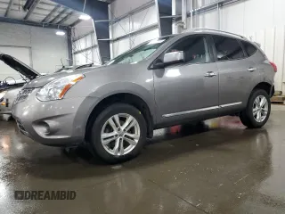 2012 Nissan Rogue S with VIN JN8AS5MV3CW387909, listed as a Copart auction lot 58199715 with 118,406 mi miles and Salvage title. Bid and sale history available at DreamBid. Image 1.