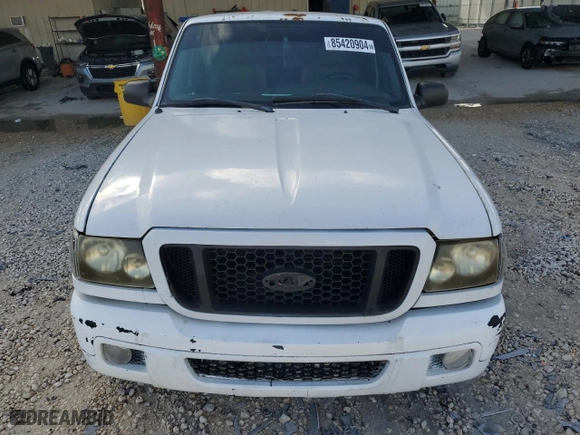 2007 Ford Ranger XL with VIN 1FTYR10U87PA30253, listed as a Copart auction lot 85420904 with 187,264 mi miles and Clean Title. Bid and sale history available at carsss.com. Image 5.