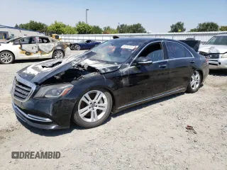 2019 Mercedes-Benz S 450 with VIN WDDUG6EBXKA431734, listed as a Copart auction lot 63345815 with Not provided miles and Salvage title. Bid and sale history available at DreamBid. Image 1.