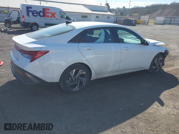 2024 Hyundai Elantra Limited with VIN KMHLP4DGXRU779755, listed as a IAAI auction lot 41818642 with 11,288 mi miles and . Bid and sale history available at DreamBid. Image 4.