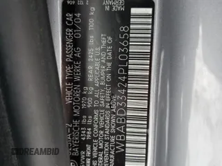 2004 BMW 3 Series 325Ci с VIN WBABD33424PL03658, выставлен на аукционе Copart как лот 45512775 с пробегом 161 991 миль миль и Списание • Salvage title. История ставок и продаж доступна на DreamBid. Изображение 14.