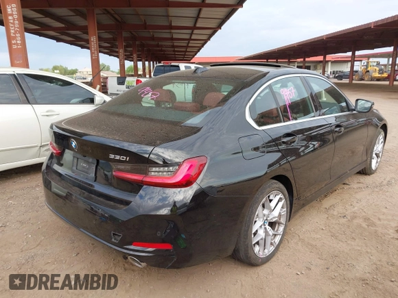 2025 BMW 3 Series 330i with VIN 3MW69CW03S8F06131, listed as a IAAI auction lot 42772628 with 16,765 mi miles and . Bid and sale history available at DreamBid. Image 4.