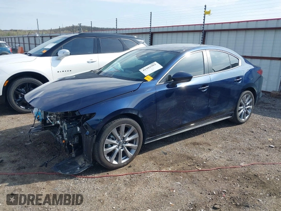 2025 Mazda 3 S Preferred with VIN 3MZBPACM3SM452112, listed as a IAAI auction lot 41902982 with 2,123 mi miles and . Bid and sale history available at DreamBid. Image 2.