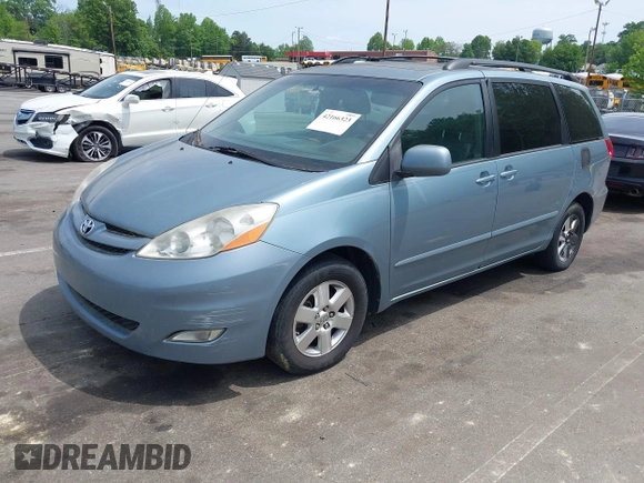 2008 Toyota Sienna XLE with VIN 5TDZK22C78S142245, listed as a IAAI auction lot 42166323 with 184,715 mi miles and . Bid and sale history available at DreamBid. Image 2.