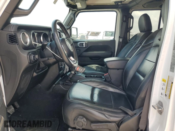 2019 Jeep Wrangler Unlimited Sahara with VIN 1C4HJXEG4KW577094, listed as a Copart auction lot 55409845 with 155,540 mi miles and Salvage title. Bid and sale history available at DreamBid. Image 7.