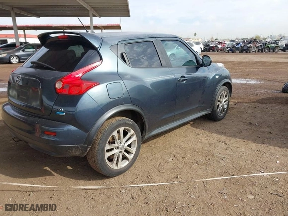 2012 Nissan Juke S with VIN JN8AF5MR6CT106839, listed as a IAAI auction lot 41898396 with 1 mi miles. Bid and sale history available at carsss.com. Image 4.