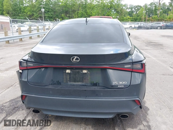 2021 Lexus IS 300 with VIN JTHC81F27M5045061, listed as a IAAI auction lot 42250307 with 64,770 mi miles and . Bid and sale history available at DreamBid. Image 16.