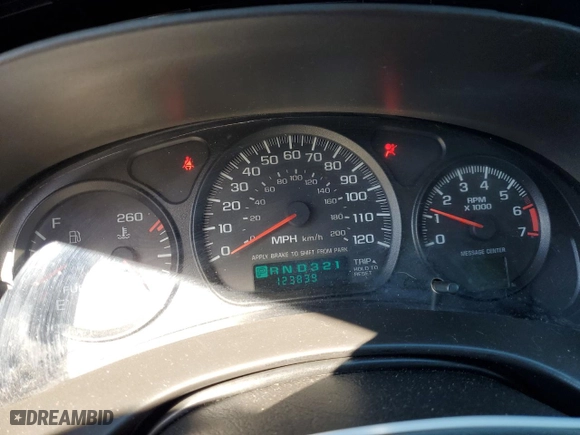 2002 Chevrolet Monte Carlo LS with VIN 2G1WW12E529194839, listed as a Copart auction lot 83679954 with 123,839 mi miles and Salvage Title. Bid and sale history available at carsss.com. Image 9.