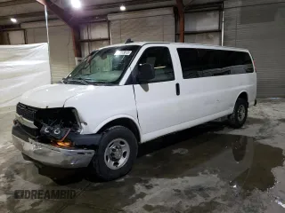 2016 Chevrolet Express Passenger LT z VIN 1GAZGPFG2G1250269, wystawiony jako Copart lot #60329855 z przebiegiem 308 351 mil mil oraz Szkoda całkowita • Salvage title. Historia ofert i sprzedaży dostępna na DreamBid. Obrazek 1.