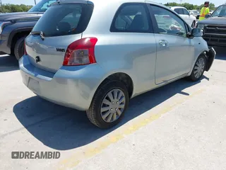 2007 Toyota Yaris with VIN JTDJT923075057996, listed as a IAAI auction lot 42062712 with 190,423 mi miles. Bid and sale history available at carsss.com. Image 4.