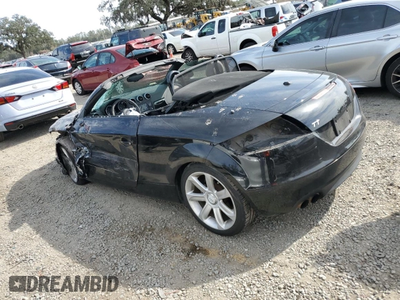 2008 Audi TT 2.0T with VIN TRUMF38J081002910, listed as a Copart auction lot 42908055 with Not provided miles and Salvage title. Bid and sale history available at DreamBid. Image 2.