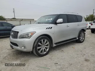 2014 Infiniti QX80 with VIN JN8AZ2NF5E9554886, listed as a Copart auction lot 78691984 with 146,851 mi miles and Salvage Title. Bid and sale history available at carsss.com. Image 1.