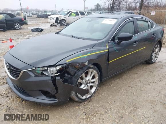 2015 Mazda 6 i Grand Touring with VIN JM1GJ1W56F1207077, listed as a IAAI auction lot 41734641 with 109,447 mi miles and . Bid and sale history available at DreamBid. Image 18.