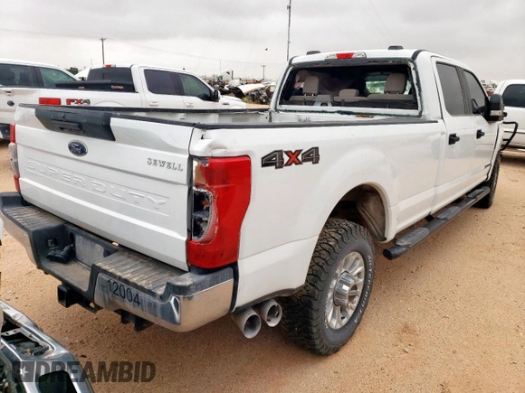 2022 Ford F-250 XL with VIN 1FT8W2BTXNEF63992, listed as a Copart auction lot 56301265 with Not provided miles and Salvage title. Bid and sale history available at DreamBid. Image 3.