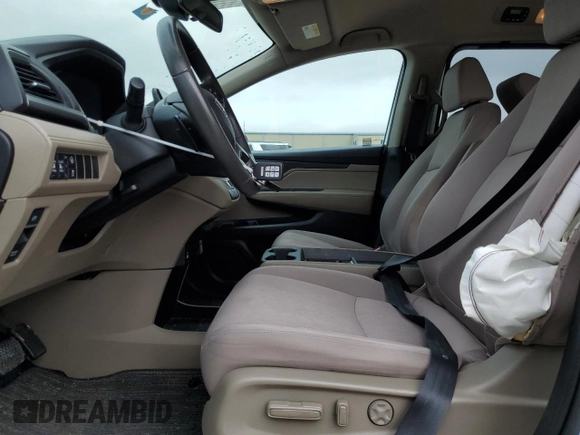 2022 Honda Odyssey EX with VIN 5FNRL6H59NB018877, listed as a Copart auction lot 47428685 with 65,333 mi miles and Salvage Title. Bid and sale history available at DreamBid. Image 7.
