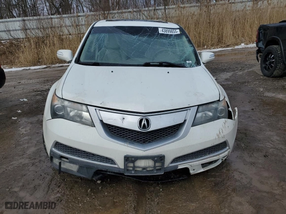 2012 Acura MDX with VIN 2HNYD2H20CH513994, listed as a Copart auction lot 43899855 with 0 mi miles and Clean Title. Bid and sale history available at carsss.com. Image 5.
