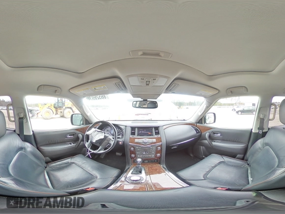 2018 Nissan Armada SV with VIN JN8AY2NC9J9556949, listed as a Copart auction lot 86526934 with 96,293 mi miles and Salvage Title. Bid and sale history available at carsss.com. Image 14.
