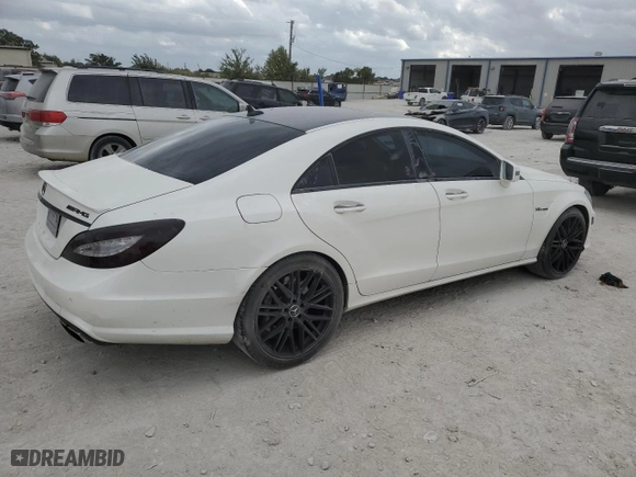 2012 Mercedes-Benz CLS-Class CLS 63 AMG with VIN WDDLJ7EB2CA041036, listed as a Copart auction lot 80137414 with 123,748 mi miles and Salvage Title. Bid and sale history available at carsss.com. Image 3.