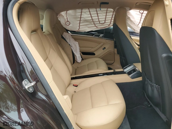 2015 Porsche Panamera 4 with VIN WP0AA2A73FL002308, listed as a Copart auction lot 51552894 with 0 mi miles and Salvage Title. Bid and sale history available at carsss.com. Image 10.