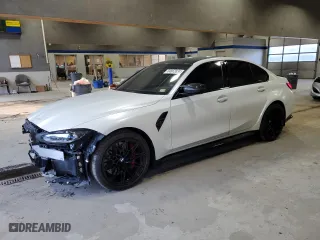 2022 BMW M3 Competition xDrive with VIN WBS43AY03NFM31044, listed as a Copart auction lot 84862834 with 19,417 mi miles and Salvage Title. Bid and sale history available at carsss.com. Image 1.