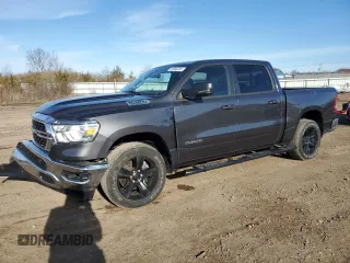 2024 Ram 1500 Big Horn with VIN 1C6RRFFG7RN199480, listed as a Copart auction lot 50368235 with 9,858 mi miles and Salvage title. Bid and sale history available at DreamBid. Image 1.