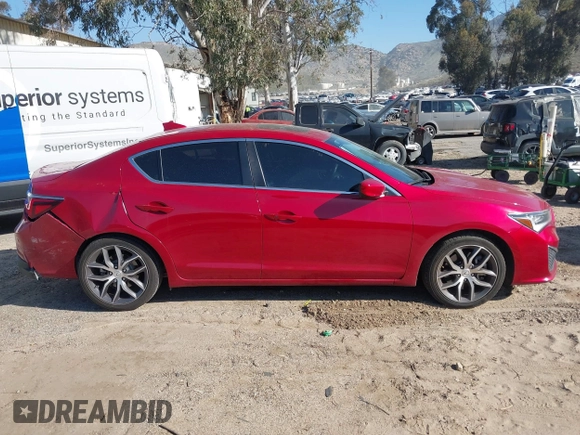 2020 Acura ILX w/Premium Pkg with VIN 19UDE2F78LA007121, listed as a IAAI auction lot 41646183 with 34,285 mi miles. Bid and sale history available at carsss.com. Image 13.