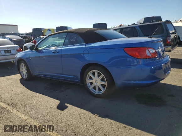 2008 Chrysler Sebring Touring with VIN 1C3LC55R78N207688, listed as a Copart auction lot 83446964 with 108,744 mi miles and Clean Title. Bid and sale history available at carsss.com. Image 2.
