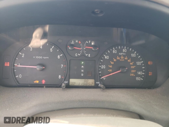 2002 Hyundai Sonata GLS with VIN KMHWF35H32A613876, listed as a Copart auction lot 81847494 with 119,892 mi miles and Salvage Title. Bid and sale history available at carsss.com. Image 9.
