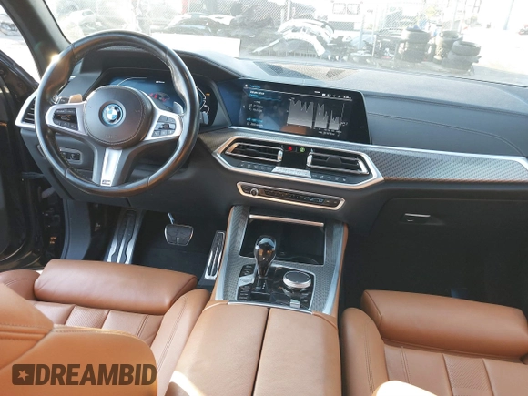 2022 BMW X5 xDrive45e with VIN 5UXTA6C09N9M81408, listed as a IAAI auction lot 41448822 with 35,147 mi miles. Bid and sale history available at carsss.com. Image 21.