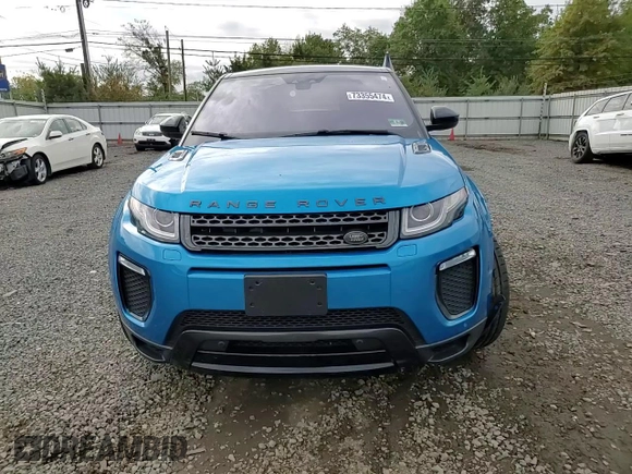 2018 Land Rover Range Rover Evoque SE Premium with VIN SALVC2RX1JH290124, listed as a Copart auction lot 73355474 with 56,414 mi miles and Salvage Title. Bid and sale history available at DreamBid. Image 12.
