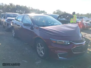 2016 Chevrolet Malibu LS with VIN 1G1ZB5ST1GF213156, listed as a IAAI auction lot 41314115 with 75,332 mi miles. Bid and sale history available at carsss.com. Image 12.