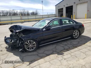 2016 Mercedes-Benz C 300 Luxury with VIN 55SWF4KB1GU151082, listed as a Copart auction lot 49857655 with 59,246 mi miles and Salvage Title. Bid and sale history available at carsss.com. Image 1.