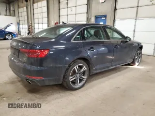 2017 Audi A4 Premium Plus with VIN WAUENAF41HN054877, listed as a Copart auction lot 47108185 with 65,633 mi miles and Salvage Title. Bid and sale history available at carsss.com. Image 3.